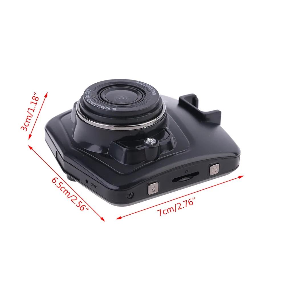 2,4 "HD 1080 P двойной объектив заднего вида автомобиля dvr камера видео рекордер Dash Cam g-сенсор