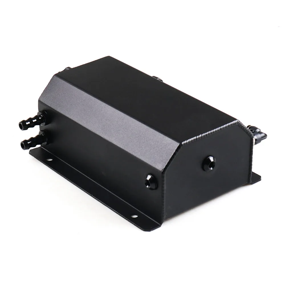 Universal 2L Alloy Engine Oil Fuel Gas Catch Can Breather Tank Bottle Coolant Radiator Overflow Tank oil catch can radiator coolant tank