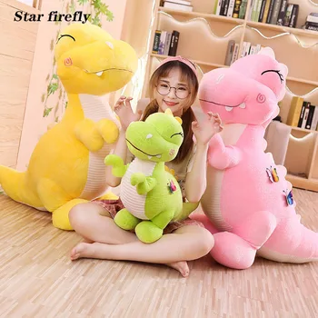 

Giant Cartoon Dinosaur Hobbies Stuffed Plush Doll Kids Cute Tyrannosaurus Animal Soft Pillow Figure Toy Baby Birthday Gifts