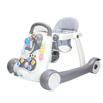 

9102 Infants Baby Walker Multi-functional Anti-O Type Leg Anti-Falling Baby Cart Walker Started Car