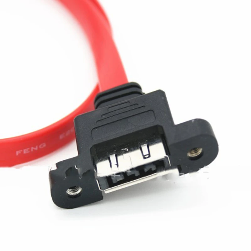10 шт. SATA 3,0 кабель для передачи данных SATA3 III 6 Гбит/с мужской и женский панельный кабель удлинителя 50 см