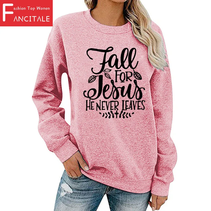 

New Fashion Women Clothes Letter Printing Long-Sleeved O-neck Sweatshirt Ladies Casual Loose Pullover For Teens 9 Color 2XL