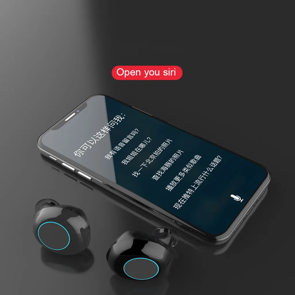 Mosunx TWS Bluetooth гарнитура 5,0 шумоподавление стерео беспроводные гарнитуры наушники, встроенный микрофон Громкая связь