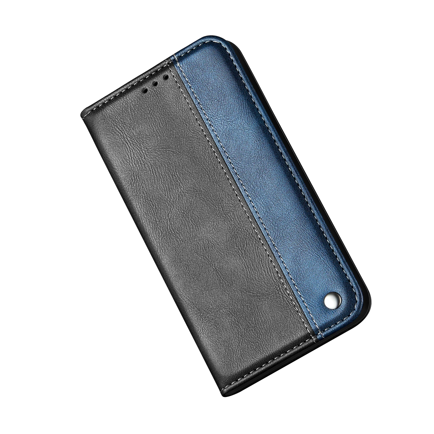 Чехол-книжка для samsung Galaxy A50 A30 A10 A20 A40 A70 J6 J4 A6 плюс A7 A8 J5 J3 A5 A3 S10 S9 S8 плюс S7 откидной Чехол для edge - Цвет: Синий