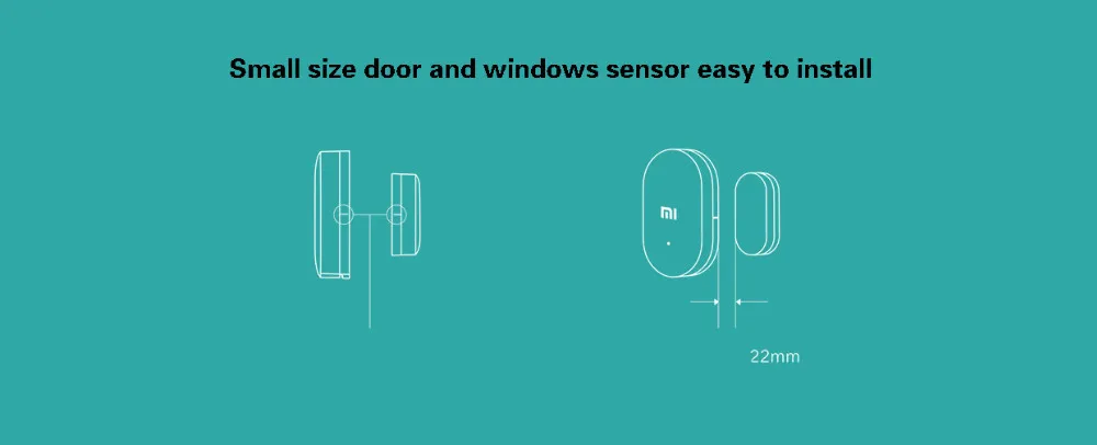 2021 Global Xiaomi Mijia Door Window Sensor Intelligent Mini Pocket Size Smart Home Automatic lights For MIhome App Security