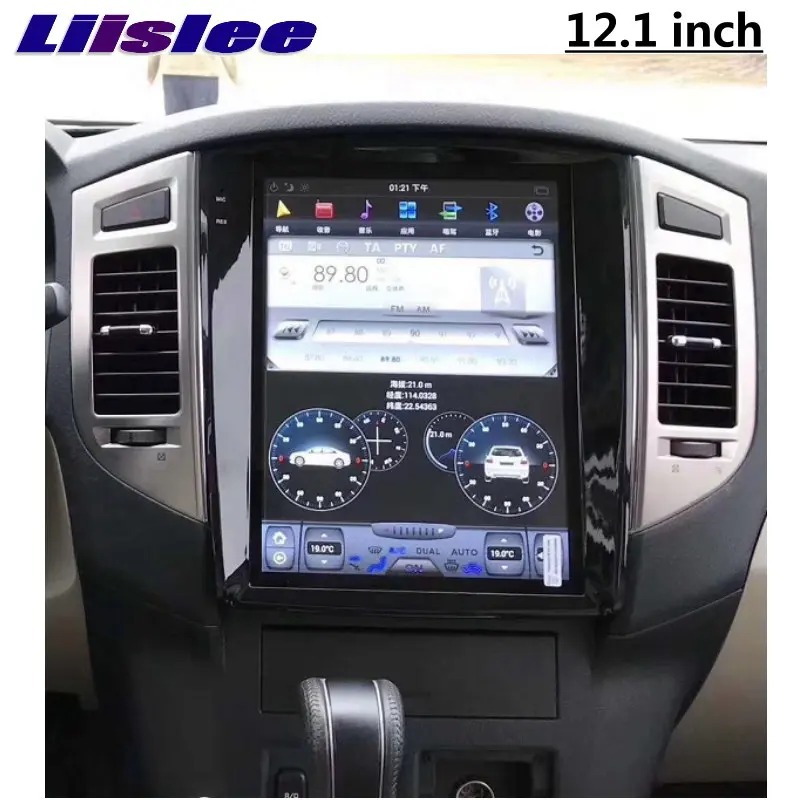 Автомобиль мультимедийный DVD gps Hi-Fi аудио радио 12 дюймов CarPlay адаптер для Mitsubishi Pajero V97 V93 2006~ навигации NAVI