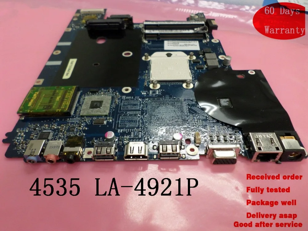 MB.PBE02.001 b15be02001 для материнской платы Acer Aspire 4235 4535 AS4235 AS4535 KBLG0 LA-4921P полностью