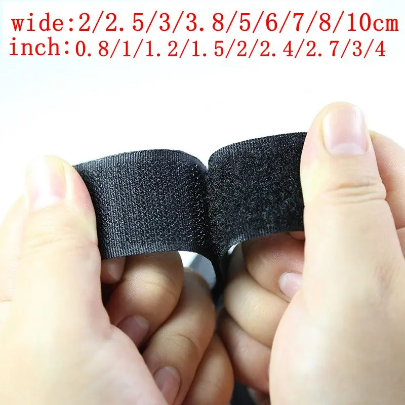 Sew on Hook and Loop Style Strips Fabric Fastener Non-Adhesive Interlocking Tape fastener tape No Glue 5 Yard | Дом и сад