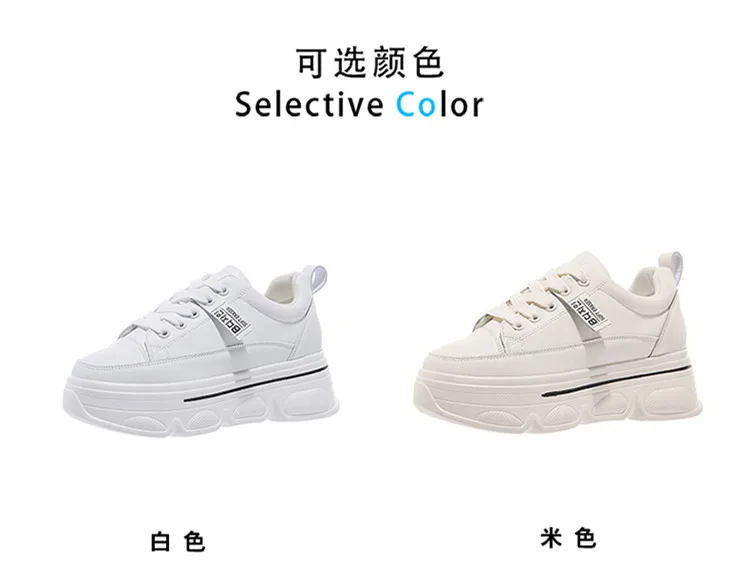 Clogs Platform All-Match Sports Shoes Lady Autumn Round Toe Casual Female Sneakers Fashion Women's Creepers Basket New