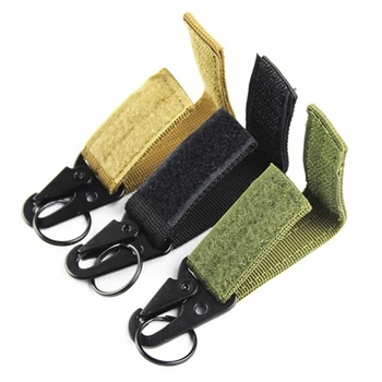 

20Pcs Outdoor Nylon Key Hook Webbing Buckle Hanging Belt Carabiner Clip Multifunctional Camping Climbing Hiking Equipment Buckle