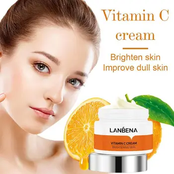 

Lanbena Vitamin C Cream Whitening Brighten Lifting Remove Aging Acid Anti Hyaluronic Moisturizing Anti Wrinkle Face Care X4J6