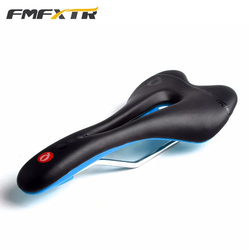 Black amd blue FMFXTR подушка на сиденье для дорожного велосипеда Удобная пустотелая сумка на седло для горного велосипеда с летающей мерой сумка для сидения не от боли в яйцах - Цвет: Black amd blue
