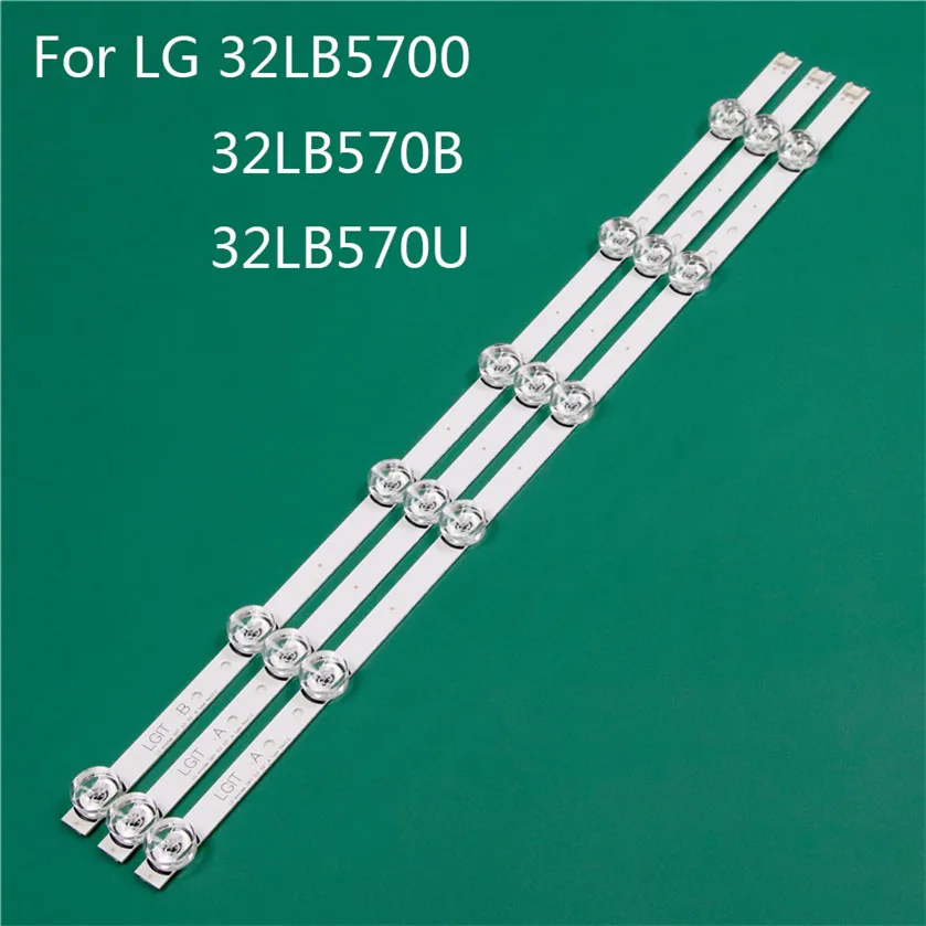 

LED TV Illumination Part Replacement For LG 32LB5700-ZB 32LB570B-ZK 32LB570U-ZJ LED Bar Backlight Strip Line Ruler DRT3.0 32 A B