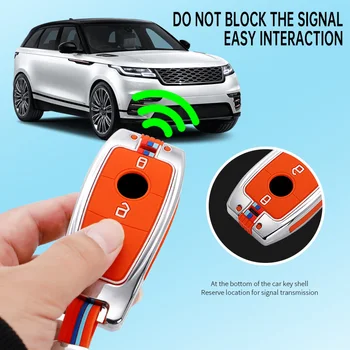 Custodia protettiva per chiave auto in lega di zinco custodia protettiva morbida per Mercedes Benz 2017 classe E W213 2018 classe S accessori Car styling 5 Custodia protettiva per chiave auto in lega di zinco custodia protettiva morbida per Mercedes Benz 2017 classe E W213 2018 classe S accessori Car styling - Custodia protettiva per chiave auto in lega di zinco custodia protettiva morbida per Mercedes Benz