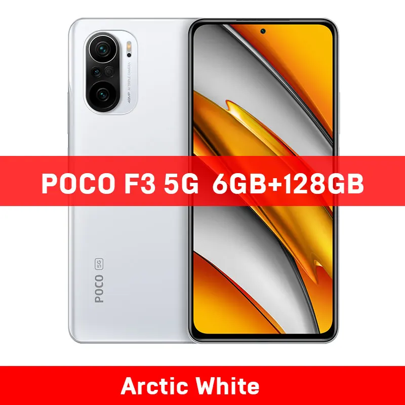 スマートフォン本体 Poko - POCO F3 RAM 8GB / ROM 256G xiaomi Xiaomi POCO F3 Moonlight Silver Dual SIM 8GB RAM 256GB ROM