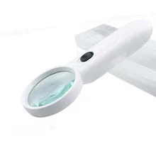 Outil de poche Portable professionnel, avec 2 LED, Loupe 5x