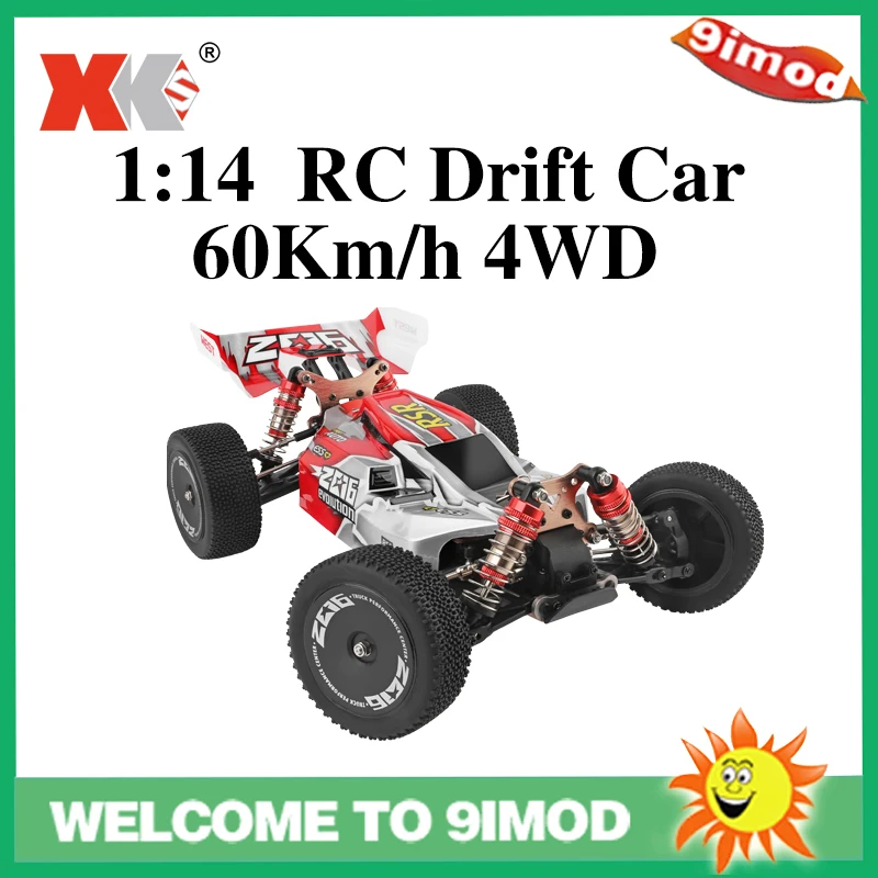 Wltoys XK 144001 1:14 RC автомобиль RC гоночный автомобиль 60 км/ч высокая скорость 2,4 ГГц RC багги 4WD Электрический внедорожный Дрифт Abosber автомобиль красный/зеленый