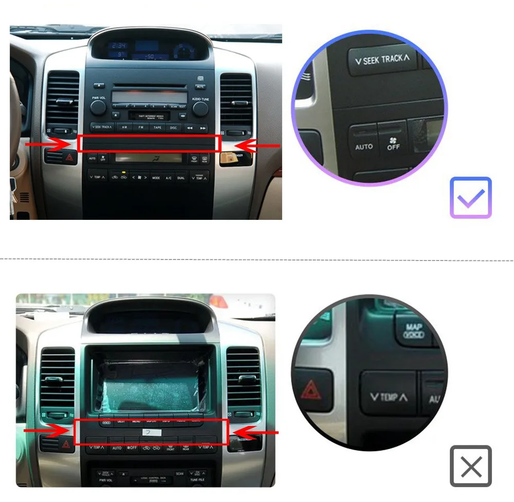 Sale Klyde 9" IPS 4G WIFI Android 9 Octa Core 4GB RAM 64GB ROM DSP Car DVD Multimedia Player Radio For Toyota Prado LC120 2004-2010 0