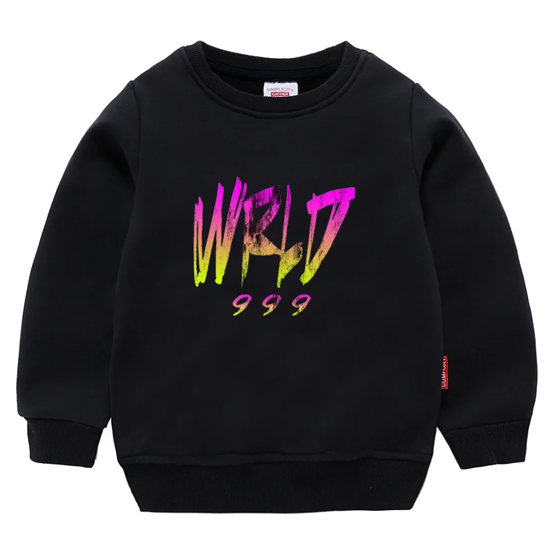Juice Wrld/толстовки с капюшоном; свитер с длинными рукавами для маленьких мальчиков и девочек; детский пуловер; Верхняя одежда; Прямая поставка