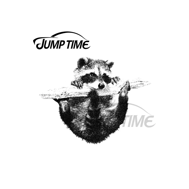 JumpTime 13x10 2 см для подвешивания енот наклейки автомобиля и надписи с забавными