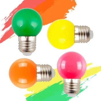 

Colorful E26 Bulb Led 3W Lamp E27 B22 Globe Lampada AC 220V SMD 2835 RGB Flashlight G45 Led Spot Light Bomlillas LED lighting