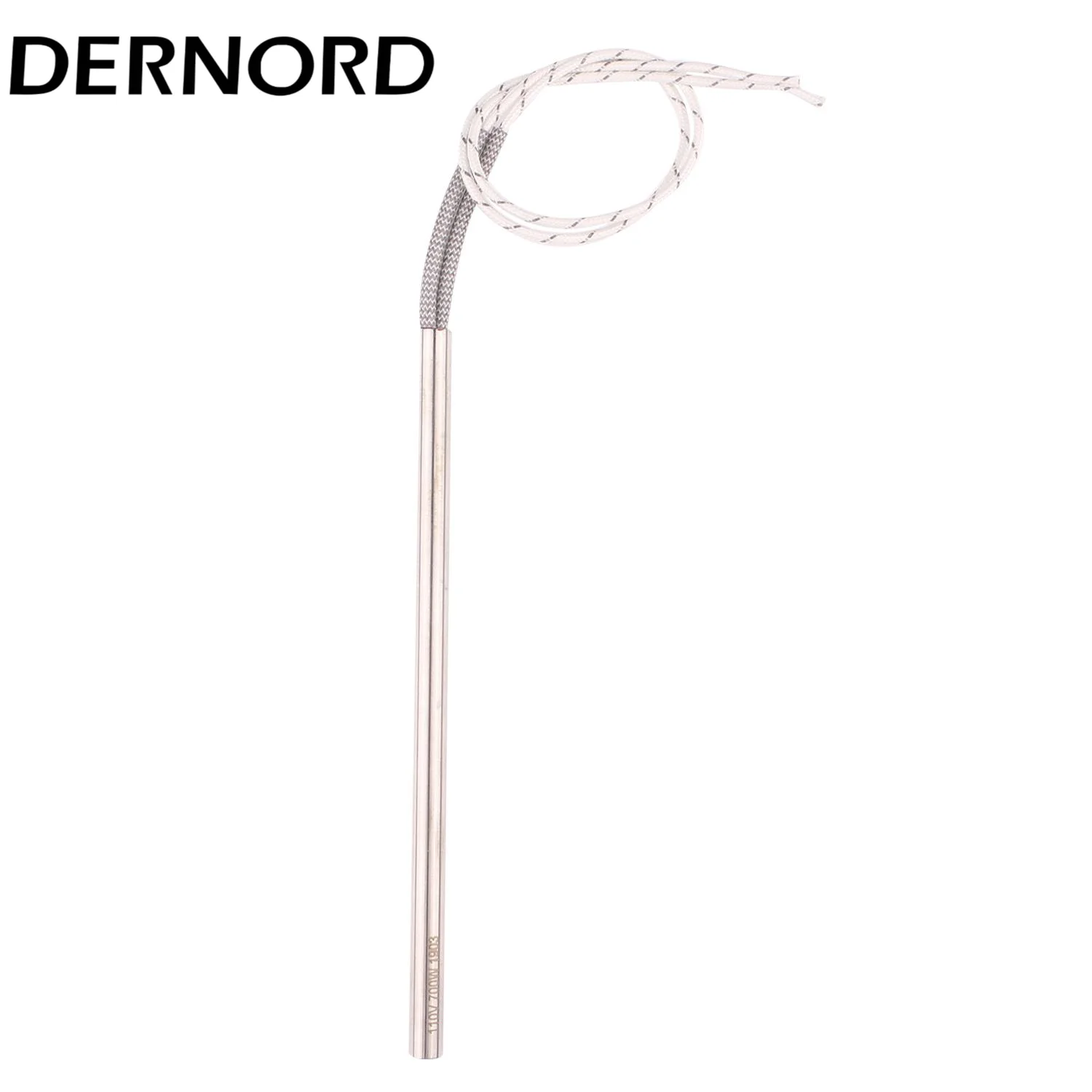 DERNORD Resistance Element for Mold 110v 700w 9x190mm SUS304 Electric Tubular Heating Element 3d Printer Heater Cartridge