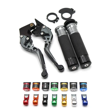 

For KAWASAKI J300 J 300 2014-2018 Motorcycle Accessorie Folding Brake Clutch Levers & Throttle Handlebar Hand Grips