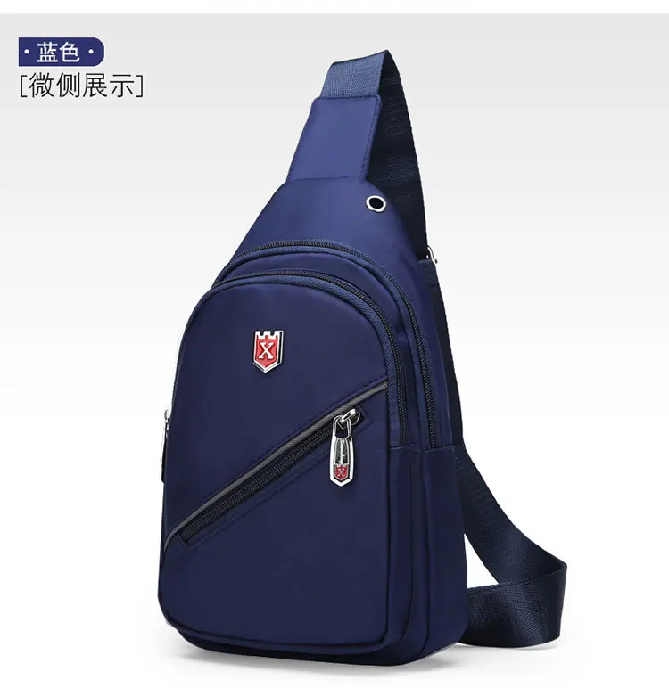 

2020 New Style Waterproof Oxford Cloth Versitile Fashion Chest Bag Large Capacity Simple Business MEN'S Messenger Bag