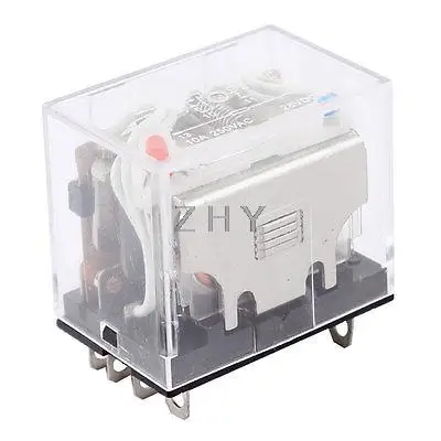 

DC 24V 14 Pin 4PDT General Purpose Power Electromagnetic Relay HH64P