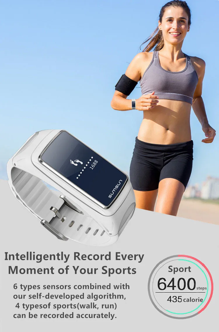 B7 смарт-браслет Smartband Bluetooth гарнитура браслет Talkband Talk Band монитор сердечного ритма браслет с музыкальным плеером ответ на вызов