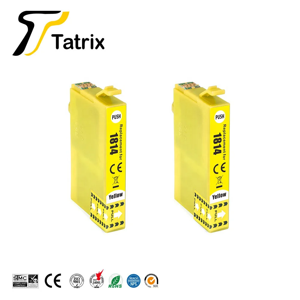 Tatrix Compatible 18XL T1811-T1814 Ink Cartridge for Epson XP205 XP305 XP322 XP315 XP212 XP402 XP30 XP225 XP325 XP422 Printer 