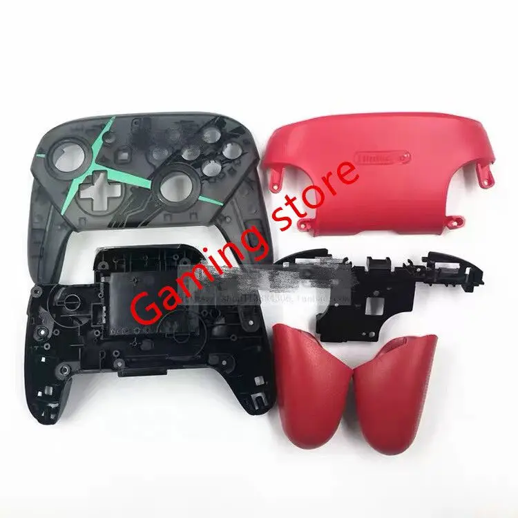 1 OEM NS switch PRO игровой контроллер DIY Пластиковый Корпус чехол Замена с подставкой - Color: 1