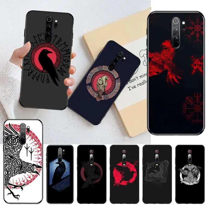 Viking Ragnar's Raven Новое поступление черный чехол для телефона Redmi Note 8 8A 8T 7 6 6A 5 5A 4 4X 4A Go