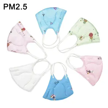 

5Pcs PM2.5 Thicken Baby Children Anti Haze Fog Dust Proof Cartoon Print Kids Face Protection Mouth Mask