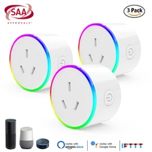 AU – Mini prise intelligente Wifi, Compatible avec Alexa Google assistant et IFTTT