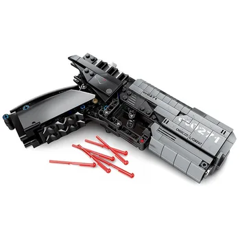 

431pcs Wandering Earth Signal Gun Technic Pistol Can Fire Bullets Set Building Blocks Bricks Toys for Children Gifts