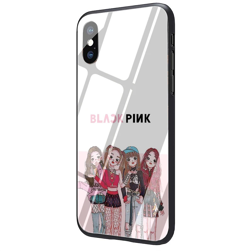 G10 EWAU Blackpink kill this love чехол из закаленного стекла для телефона iPhone 5 5S SE 6 6s 7 8 plus X XR XS 11 pro Max - Цвет: G10
