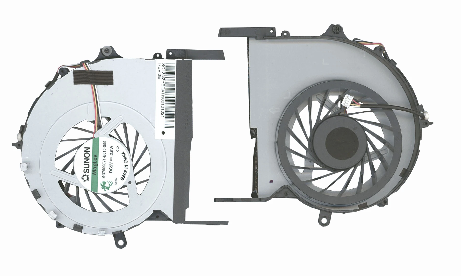 Вентилятор (кулер) для Acer Aspire 7745 7745G 7745Z 7745ZG Gateway NV79C p/n: AB1005HX-L0B ZYB MG75090V1-B010-S99 (4-pin) |