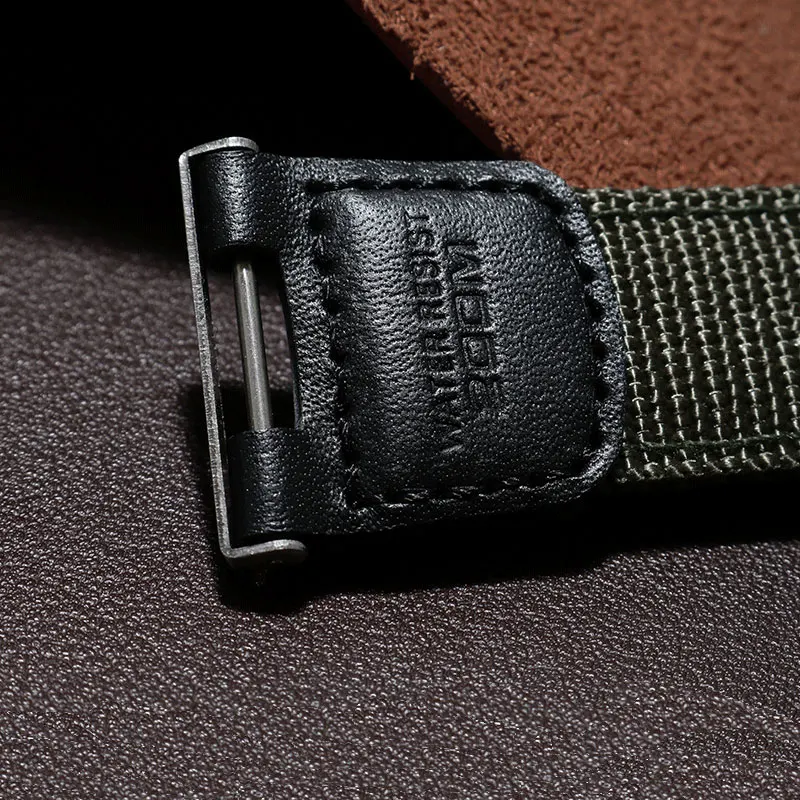  PEIYI Nylon watch band army green with pin buckle wristband Suitable for CASIO men's watch sport se