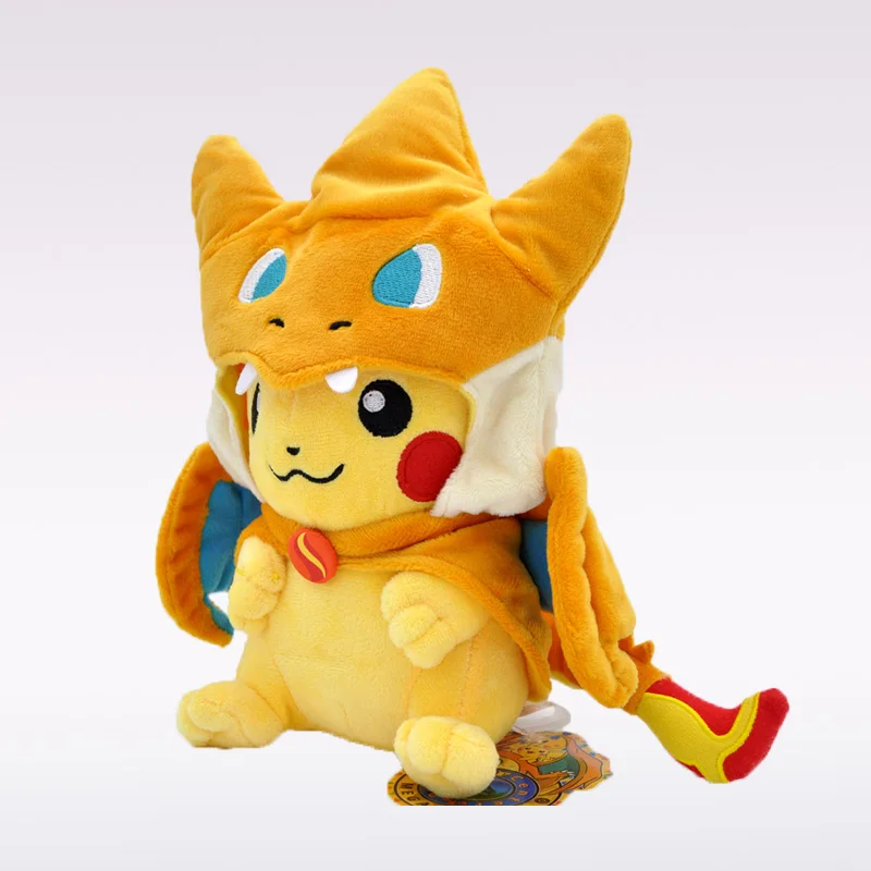Mega Charizard X Y Pikachu косплей плюшевые игрушки куклы Magikarp Gyarados хлопковые мягкие