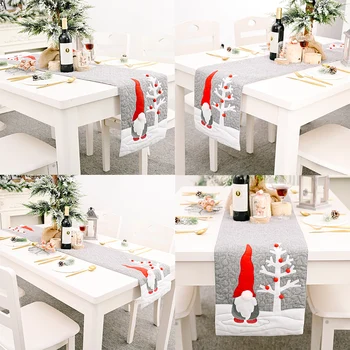 

Christmas Table Flag Placemat Table Cloth Table Runner for New Year Party