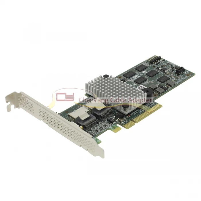 Плата контроллера CYSM LSIMegaRAID SAS LSI 9260-8i LSI00198 8 портов 512 МБ кэш SFF8087 6 ГБ RAID0.1.5.6 PCI-E 2,0X8