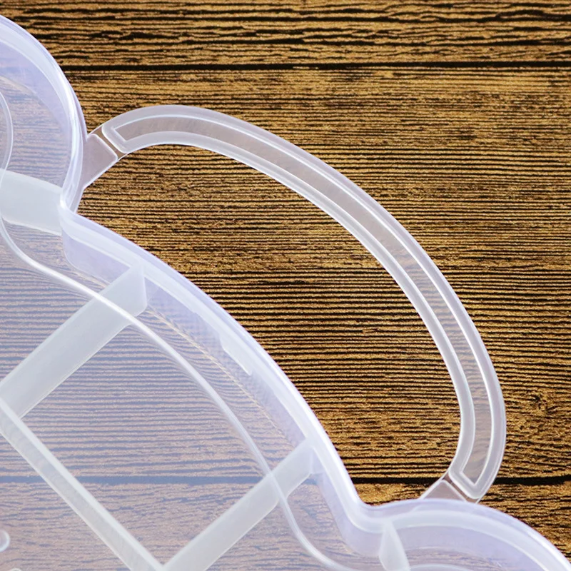 Kids Plastic Storage Box Toy Home Organizer Bear Shape Jewellery Rings Containers Nail Arts Storage Case Display Plastic Holder