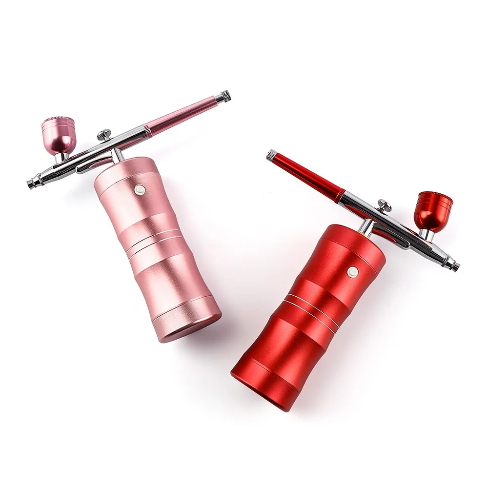 

Protable Dual Action Airbrush Kit Compressor Multi-purpose Air Brush Paint Spray Gun For Nail Art Desgin Tattoo Cake Skin Care