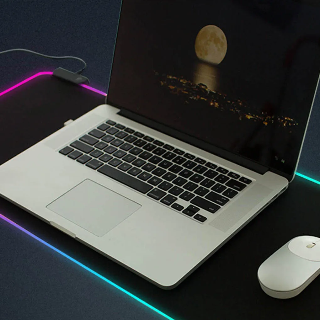 Высококачественный RGB коврик для мыши игровой большой компьютерный геймеров XXL