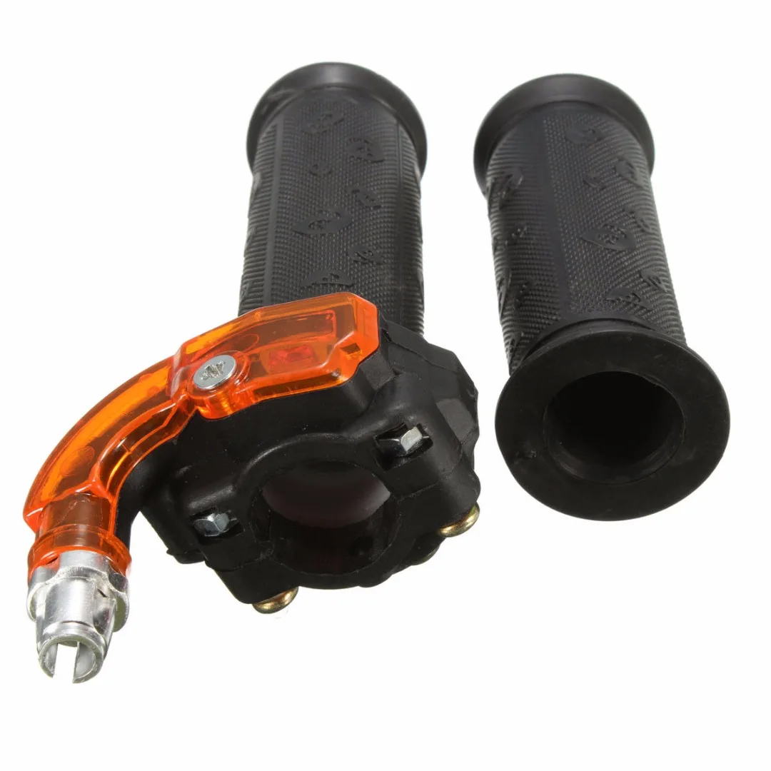 Restrictable Twist Throttle Grip Cable Set For 47 49 cc Mini Dirt Bike Quad ATV