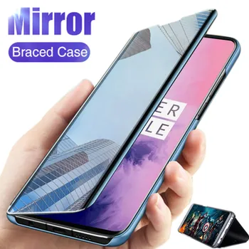 

For Xiaomi Mi Note 10 Lite Mirror Flip Case Plating Leather Stand Flip Case Cover For Xiaomi Mi Note 10 Pro Mi 10 Pro Mi10