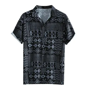 

Are you sure not to buy it Men's Summer Fashion Lapel Leaf Print Short Sleeve Shirt Top Blouse Purchasing 2020