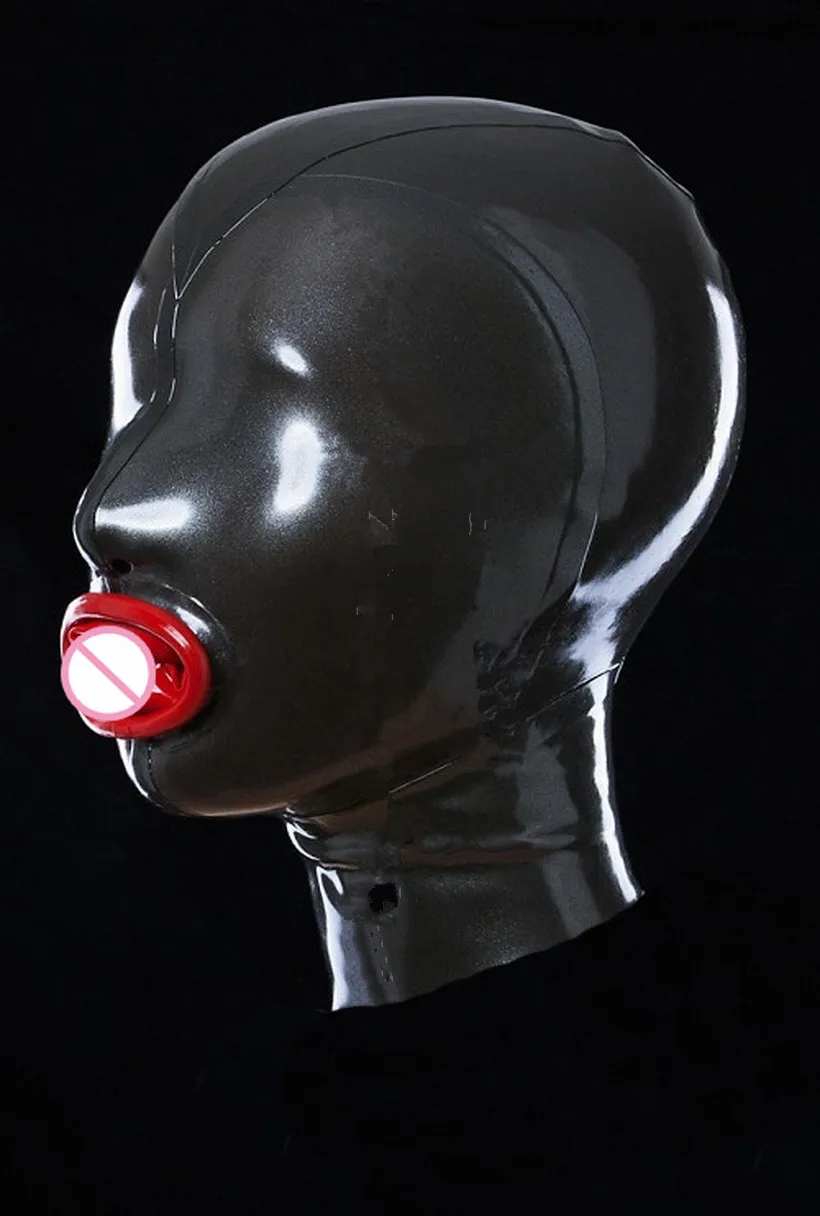 Made-of-0-4mm-thickness-natural-bdsm-latex-hood-bondage-with-condom-design-in-solid-black
