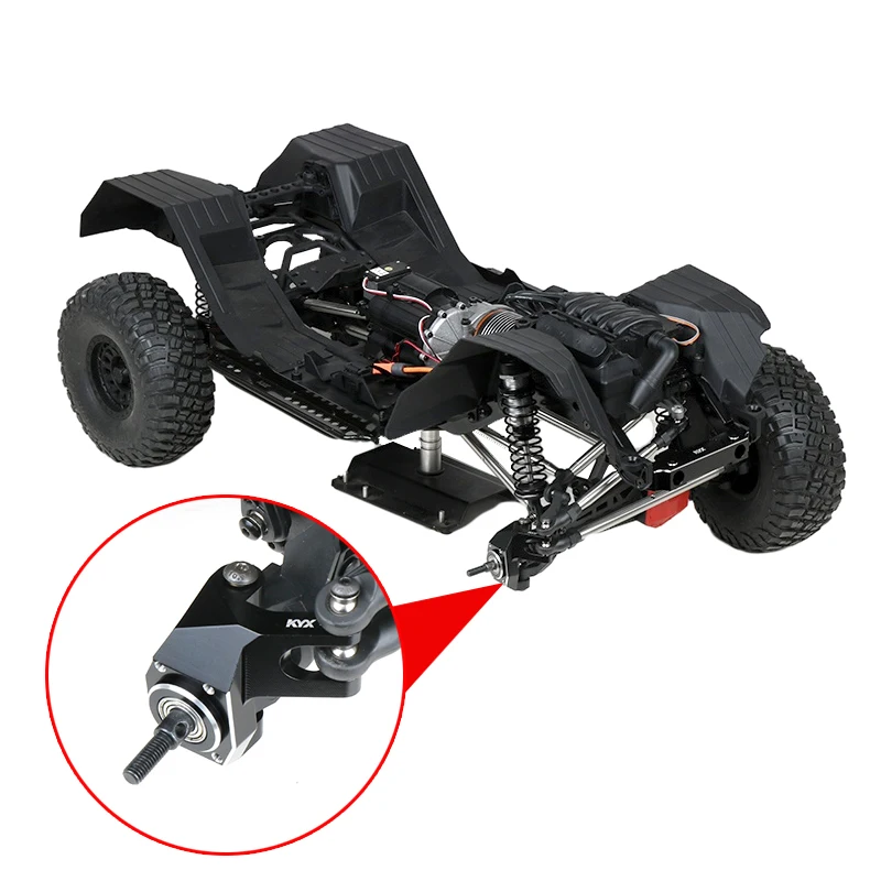 exuviance ACHIEVE 36パッド KYX Racing Heavy Duty aluminium obrabiane CNC AR90 przód